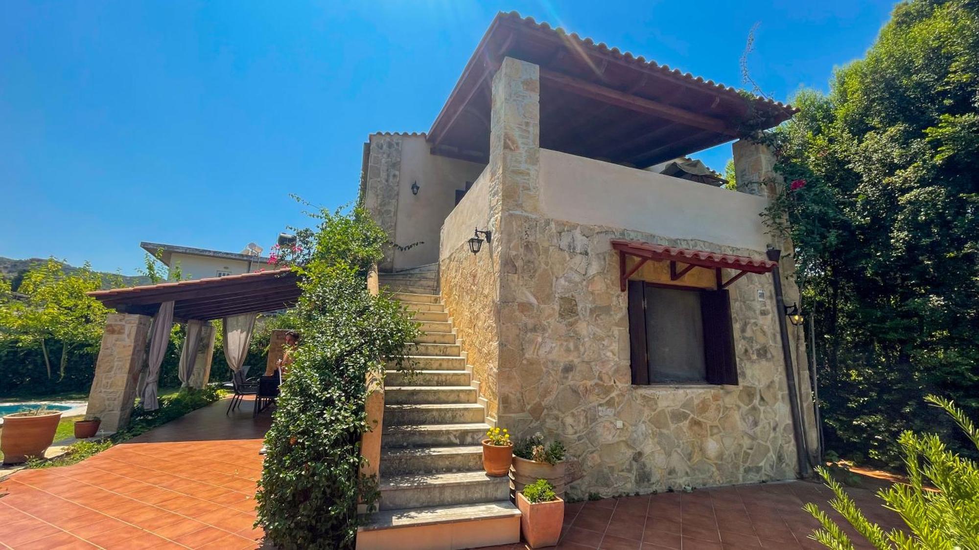 Villa Skine With Private Pool And Garden La Canea Exterior foto