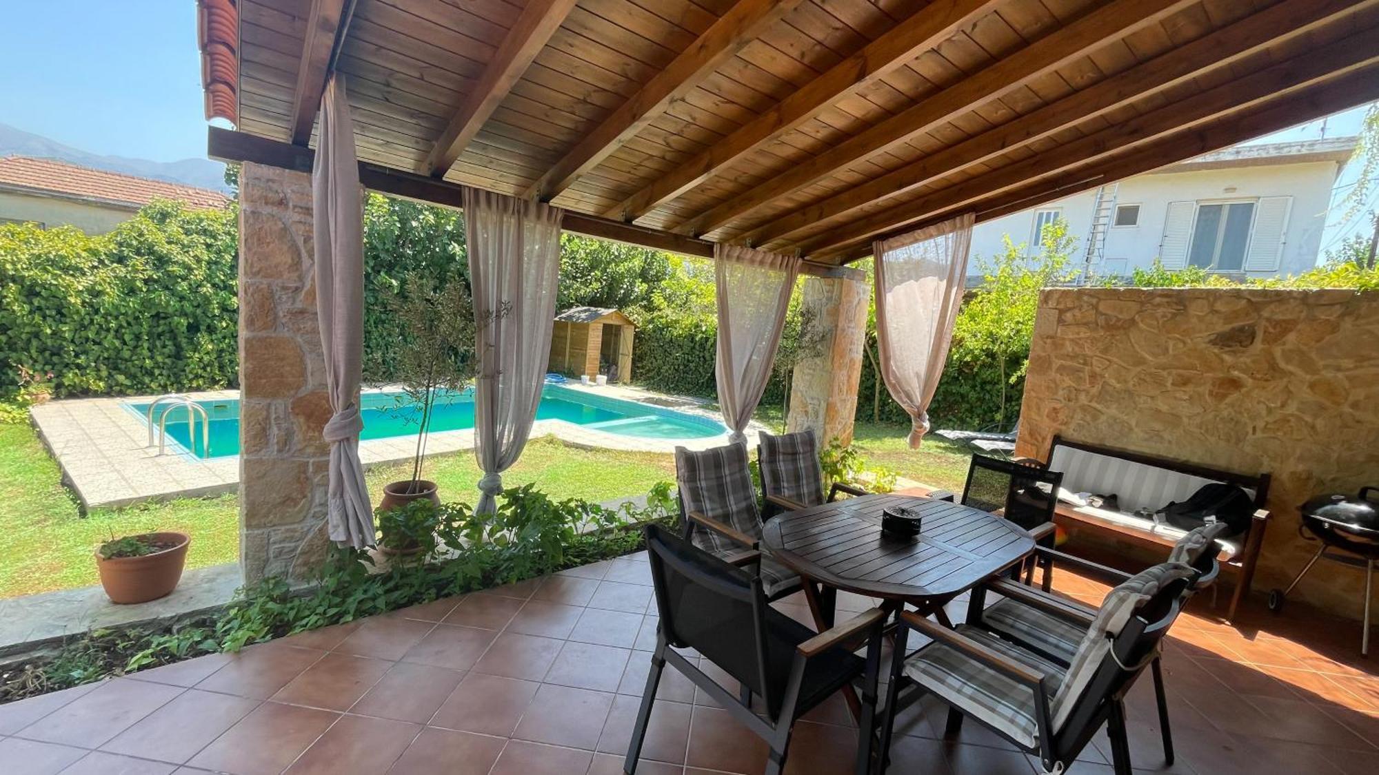 Villa Skine With Private Pool And Garden La Canea Exterior foto