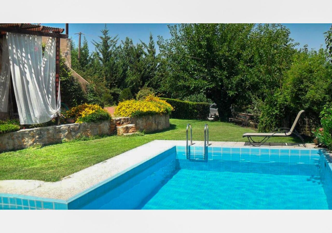 Villa Skine With Private Pool And Garden La Canea Exterior foto